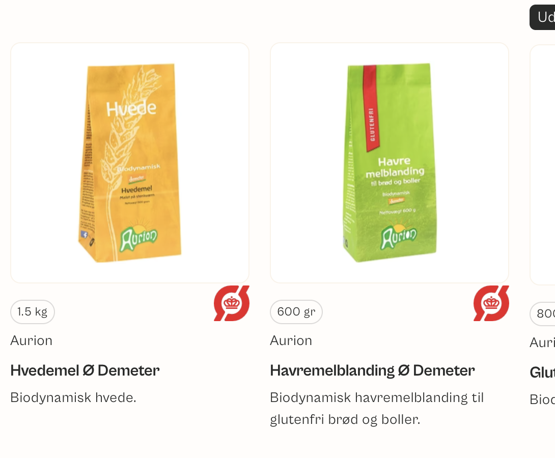 Biodynamiske produkter hos helsam.dk