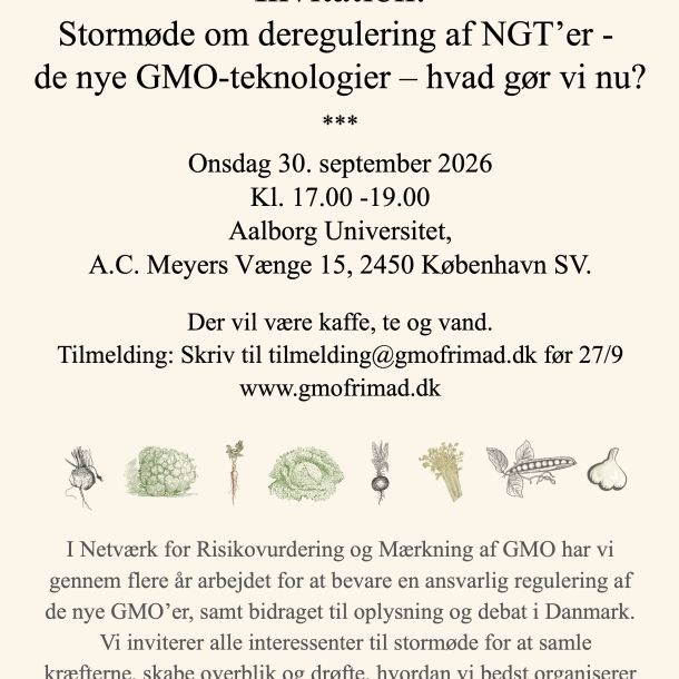 GMO stormøde biodynamisk forening
