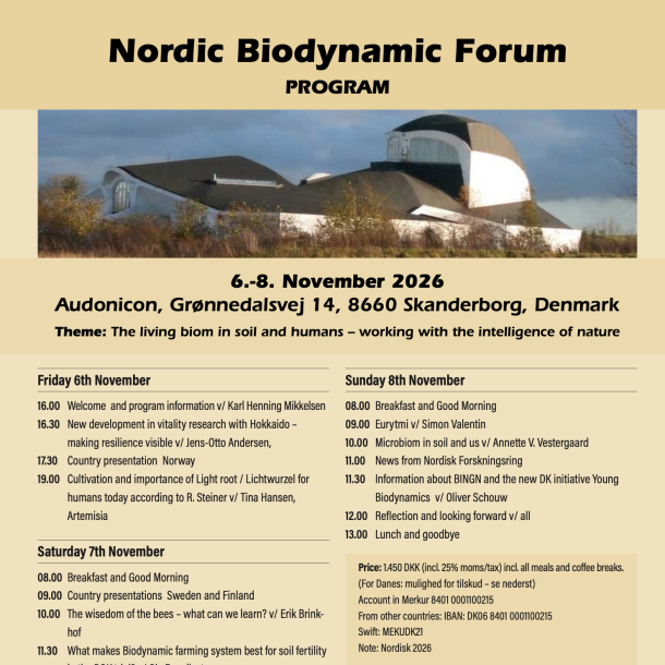 Biodynamisk Forening Nordic Biodynamic Forum