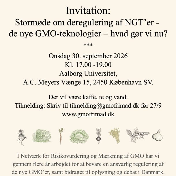 GMO stormøde biodynamisk forening